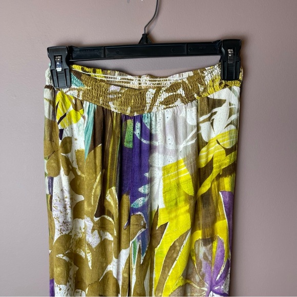 Jams World Rain Shadow Floral Print Flowy Pants XS - Picture 3 of 13